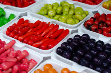 Thailand ball plated dessert. Made with green beans