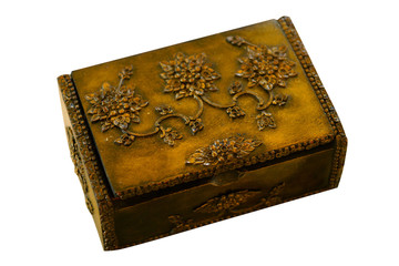 Antique wooden box.