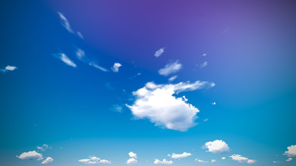 Fototapeta na wymiar Cloudy blue sky abstract background