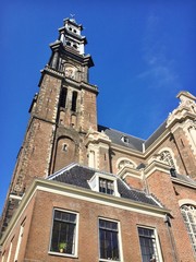 Fototapeta na wymiar Westerkerk in Amsterdam