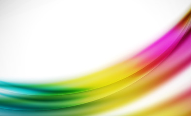 Colorful wave line, abstract background with light and shadow effects