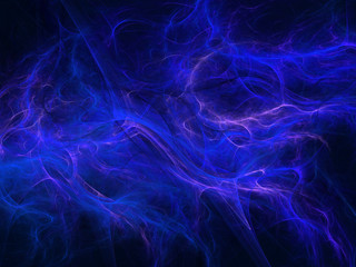 Abstract shapes made of fractal textures.