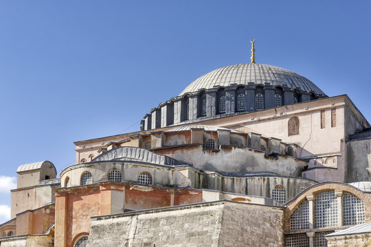 Hagia Sophia Exterior, Istanbul, Turkey