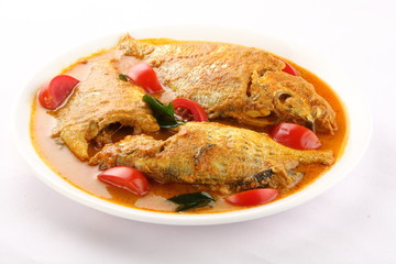 Tomato and fish curry