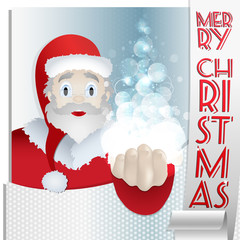 Card Santa Christmas 2016 - Illustration magic
