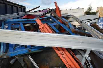 Benne &agrave; ferraille