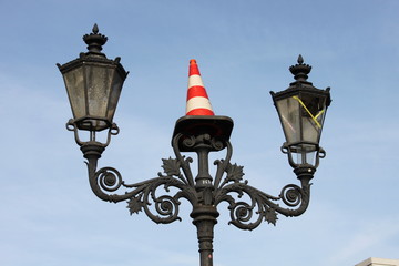 H&uuml;tchen auf Laterne