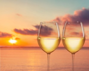 Sunset.