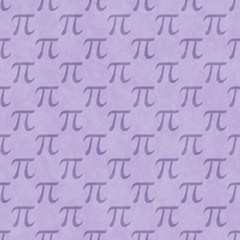 Purple Pi Symbol Design Tile Pattern Repeat Background