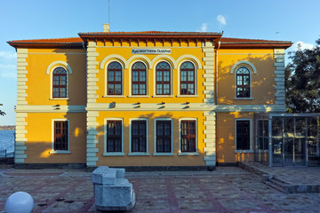Fototapeta na wymiar Building of art gallery in Town of Sozopol, Burgas Region, Bulgaria