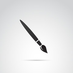 Brush vector icon.