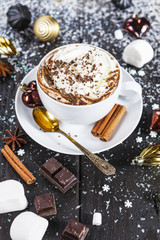 Cup of hot chocolate