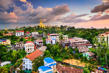 Yangon Skyline