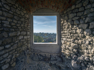 Castle chamber with window