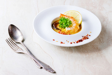 Thai soup Tom Yam