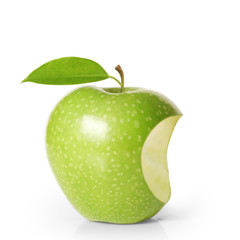  apple on white background