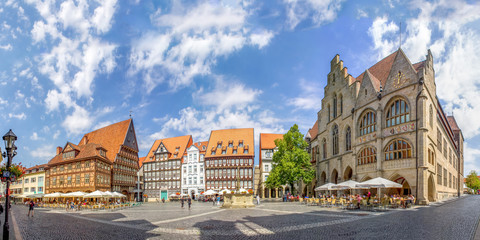 Hildesheim, Altstadt  - obrazy, fototapety, plakaty