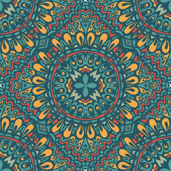 Seamless pattern with floral patterns.