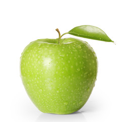  apple on white background
