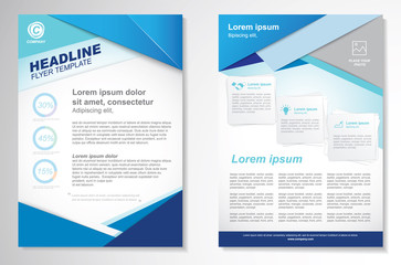 Vector Brochure Flyer design Layout template.infographic