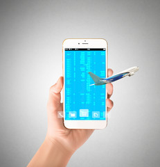 smartphone in hand