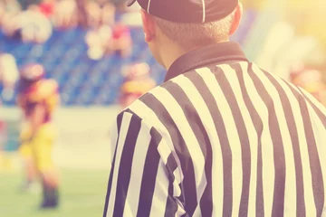 Poster American football referee. © astrosystem