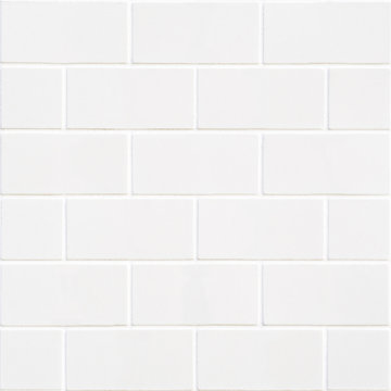 modern white bricks mosaic
