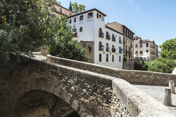 Fototapeta na wymiar Old town of Granada, Spain