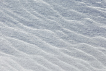 Fototapeta na wymiar Wavy snow texture