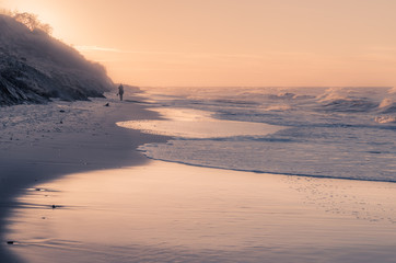 Zimowe morze bałtyckie