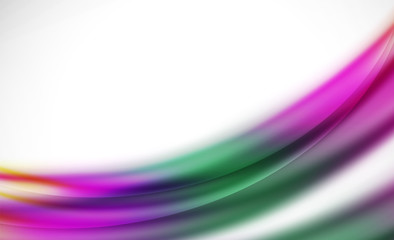 Naklejka premium Colorful wave line, abstract background with light and shadow effects