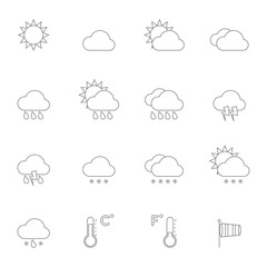 Weather Icons Line