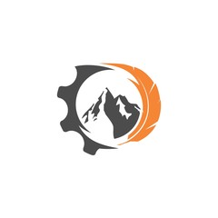 mountain logo design