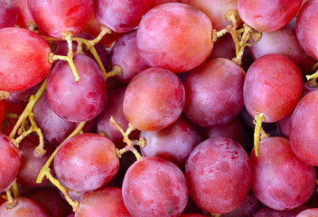 red grapes background