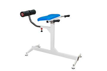 exercise machines isolated on white background