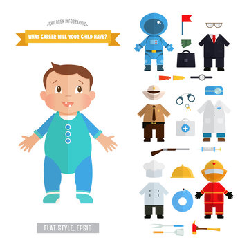 The future of the profession boys. Infographics