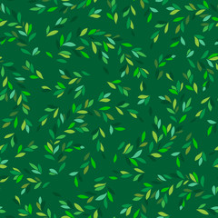 Leaf pattern. Seamless pattern