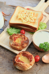 soup potatoes with breakfast