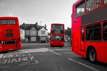 Foto op Canvas Londense bussen © twindesigner