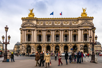 Fototapeta na wymiar Palais Garnier, Opéra de Paris