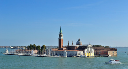 Fototapeta na wymiar Cathedral San Giorgio Maggiore in Venice