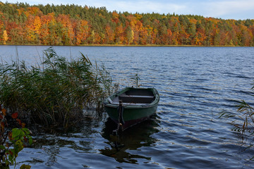 Obraz premium Ruderboot auf dem Zenssee