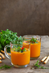 Pumpkin soup,