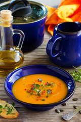 Pumpkin soup,