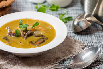 vegetarian mushroom soup