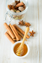 honey and spices