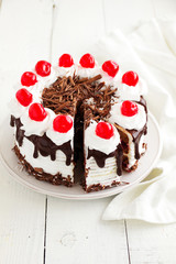 Austrian Black Forest cake.