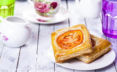 pies of puff pastry