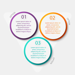 Vector colorful info graphics for your business presentations.