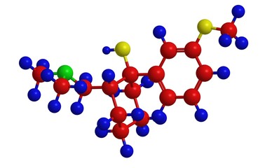 Molecular structure of tramadol (ultram, tramal)